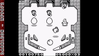 Game Boy - Kirby's Pinball Land © 1993 Nintendo - Gameplay