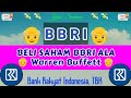 🏦 BBRI 🏦 Wonderful Company 🏭 Bukan Kaleng-kaleng 🤣🏆 @jejaksaham