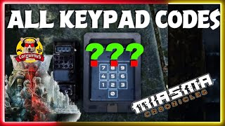 All Keypad CODES | Miasma Chronicles