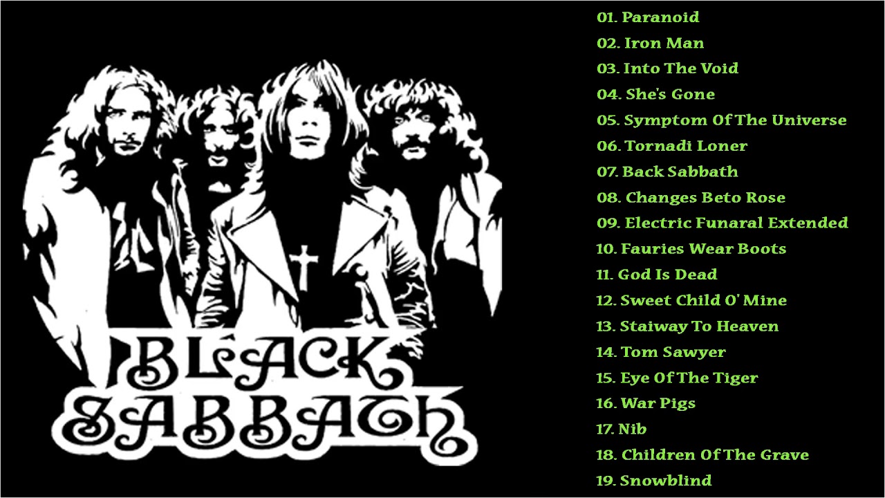 Black Sabbath Greatest Hits Full Album - Best Songs Of Black Sabbath ...