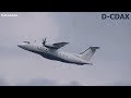 Private Wings Flugcharter - Dornier 328 - Takeoff at Dusseldorf (D-CDAX)