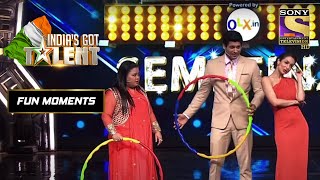 Bharti और Malaika के बीच हुआ Hula Hoop Competition | India's Got Talent Season 6 | Fun Moments