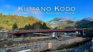 Solo Hiking Kumano Kodo - 4 Days - 75 KM - Nakahechi Route - Japan Adventure Travel 4K HDR