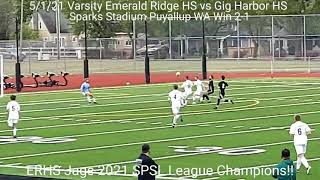 5/1/21 Zach's goal for the 2021 SPSL League Championship!! ERHS vs GHHS First in ERHS history.