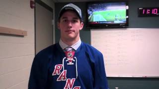 2012 NHL Draft Day Reactions with Brady Skjei of the New York Rangers