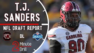 T.J. Sanders NEEDS More Hype 🗣️ | NFL Draft Report \u0026 Scouting Profile