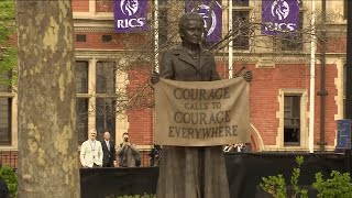 First statue of a woman in Parliament Square unveiled