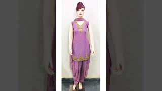 semi-Patiala salwar designer 💕 party wear patiyala suit💕 short #viralvideo# trending suit..