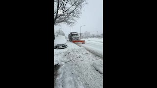 Life doesn’t stop for many in Queens, even during a big blizzard