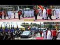 The historic entry of President Mahama to the jubilee House for independent day celebration