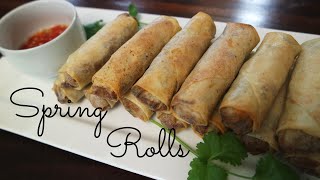 춘권 /느억맘 소스 레시피 /집에서도 바삭하고 맛있게 /스프링롤 Spring Rolls