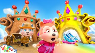 Princess Lucy, Don't Choose Wrong! Rich Broke Destiny Run Song | Game Challenge | Wolfoo Kids Songs