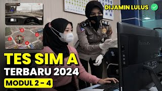 TES SIM A TERBARU 2024 UJIAN TEORI SOAL DAN JAWABAN (MODUL 2-4)