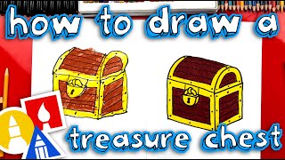 How To Draw A Treasure Chest (parallel lines)