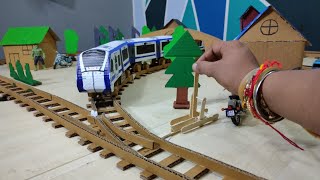 How To Make DIY Incredible Train With Track Changing System From Cardboard (T-18)🔥🔥