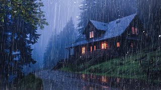 Find Deep Sleep in 3 Minutes: Gentle Rainfall \u0026 Rolling Thunder in a Serene Mountain Valley