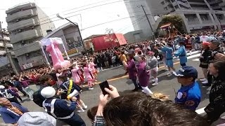 2017年 かなまら祭 若宮八幡宮（金山神社）8 「御神輿担ぎ前から後まで」