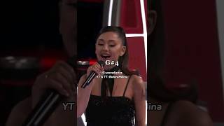 Ariana Grande's AMAZING Agility on The Voice 🤯 || #arianagrande #shorts #music #