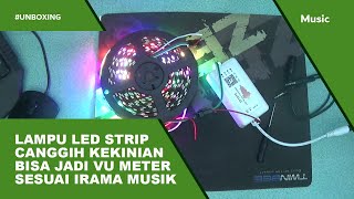 Bagian 1: Unbox Rakit Running LED RGB WS2812 & SP107E LED Music Controller