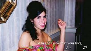 Amy Winehouse Will You Still Love Me Tomorrow