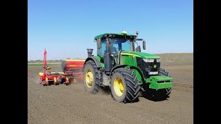 K.T.K. Kft. Kukorica vetés 2019. John Deere 7250R + Väderstad Tempo F8