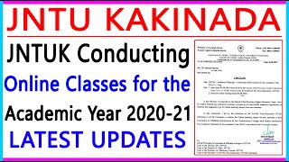 JNTUK Conducting Online Classes for the Academic Year 2020-21/SaI Info Zone/.