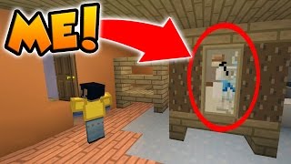 BEST HIDING SPOT IN MINECRAFT HIDE AND SEEK!