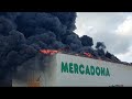 incendiÓ nave de mercadona de riba roja valencia ayer 5 de julio 🤯