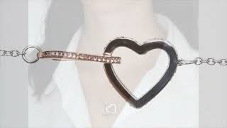 Interlocking Hearts Necklace by Estraade