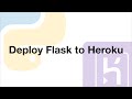 How to deploy Python Flask application onto Heroku