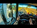 ASMR 🇩🇪 POV Truck Driving Scania R500 | Dangerous Truck Driving Cought On Camera | 4k HD |