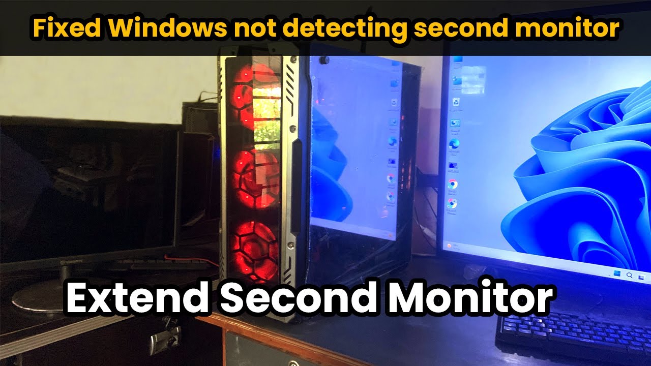 FIXED - Windows Not Detecting Second Monitor - Third Monitor - Works On ...