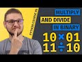 How to Multiply and Divide Binary Numbers | Python Course #6
