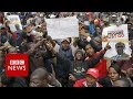 Zimbabwe : Thousands celebrate end of Mugabe era - BBC News