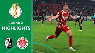 Last-Minute Overtime-Drama - SC Freiburg vs. FC St. Pauli 2-1 | Highlights | DFB-Pokal Round 2