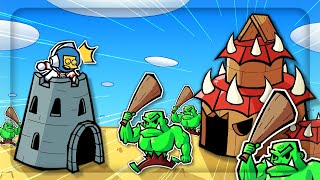 Surviving A Massive ORC INVASION in Grow Castle