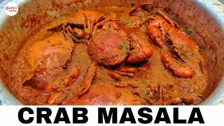 Crab Masala Recipe | Crab Curry Indian style |   खेकड़ा मसाला 🦀 |  Chef Pratik Mhatre