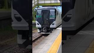 【上越線駅】特急草津四万 高速通過