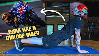 Train like a MotoGP rider. Motorcycle fitness training