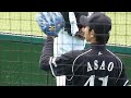 20120320　浅尾きゅんのブルペン１　＠西武ドーム