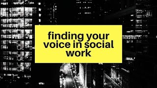 IFSW 2020 Conference Workshop - Your voice