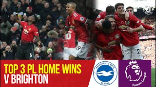 3 Premier League Wins v Brighton at Old Trafford | Manchester United v Brighton | Bitesize Boxset