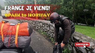 EP04 - Riding Spain to Norway in 3 days #motovlog #pyrenees #france