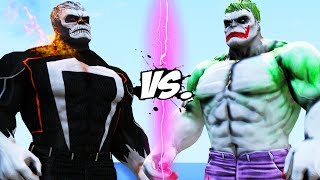 Hulk - Ghost Rider VS Hulk - Joker