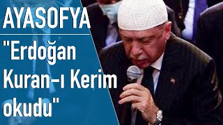 Ayasofya'da ilk cuma namazı