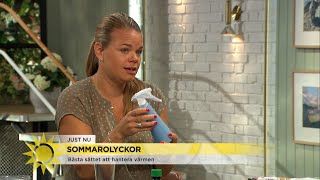 Akutsjuksköterskan: Så skyddar du barnen i extremvärmen - Nyhetsmorgon (TV4)