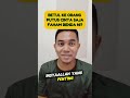 Betul Ke Orang Putus Cinta Sahaja Faham Benda Ini?