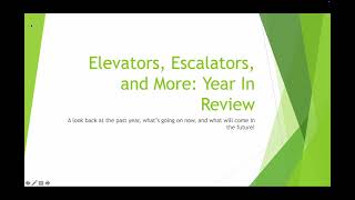 Elevators, Escalators, and More's 2024 Year In Review!