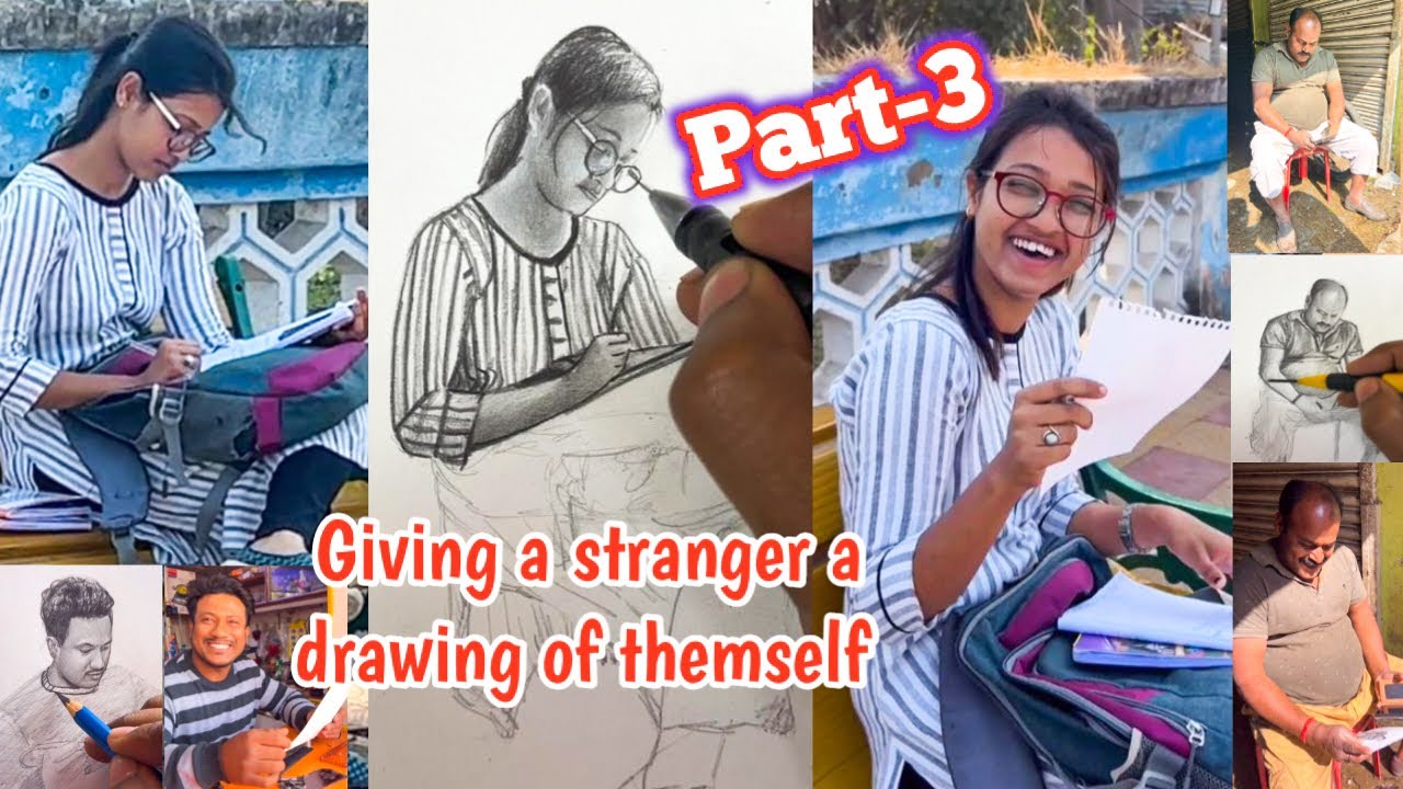 Drawing Strangers In India Part 3 Reactions Drawing Prank With