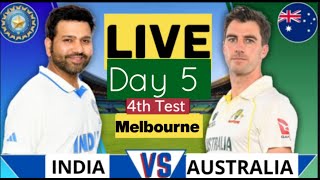 India vs Australia, 4th Test, Day 5 | IND vs AUS Live Match | Live Cricket Match Today | AUS VS IND